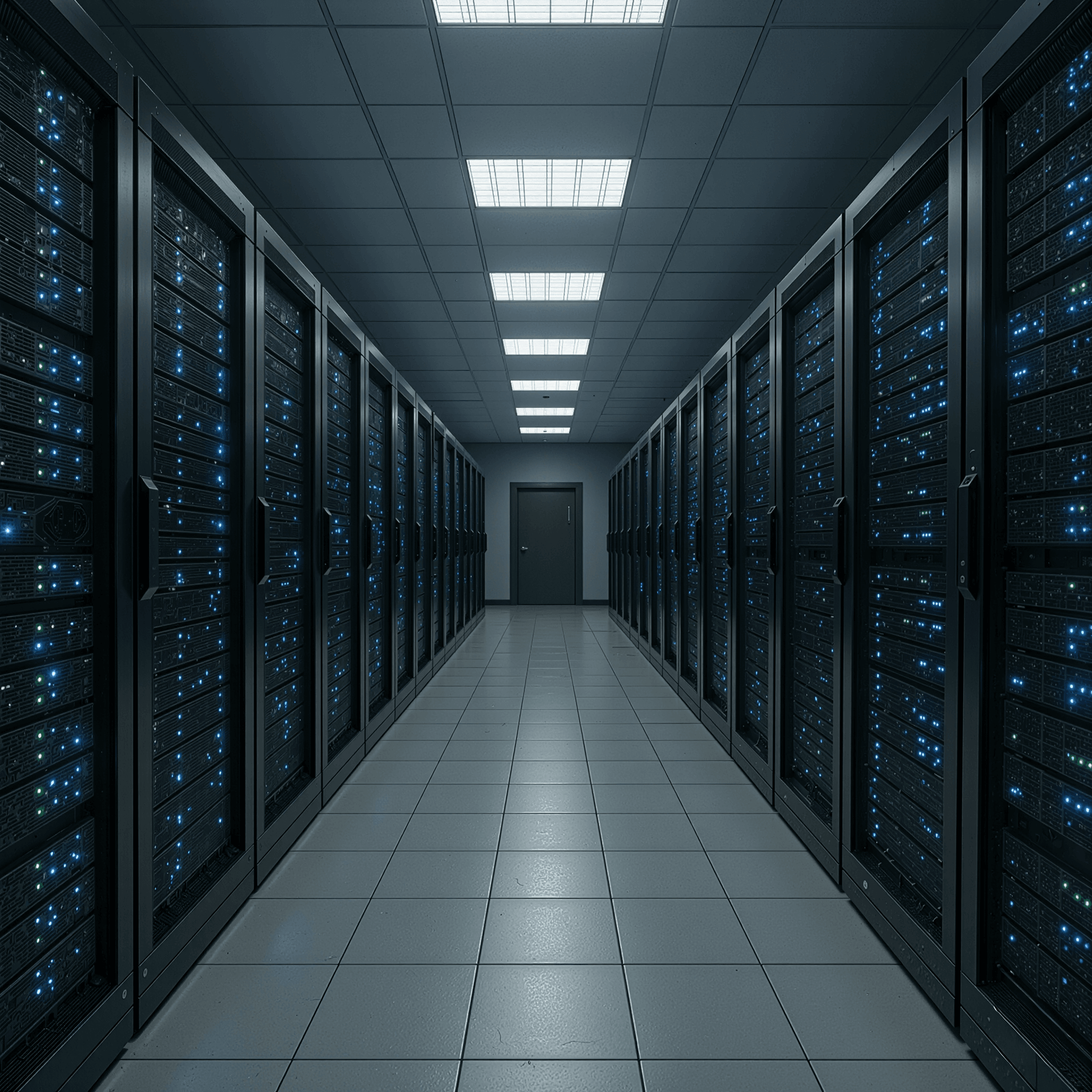 Data center server room